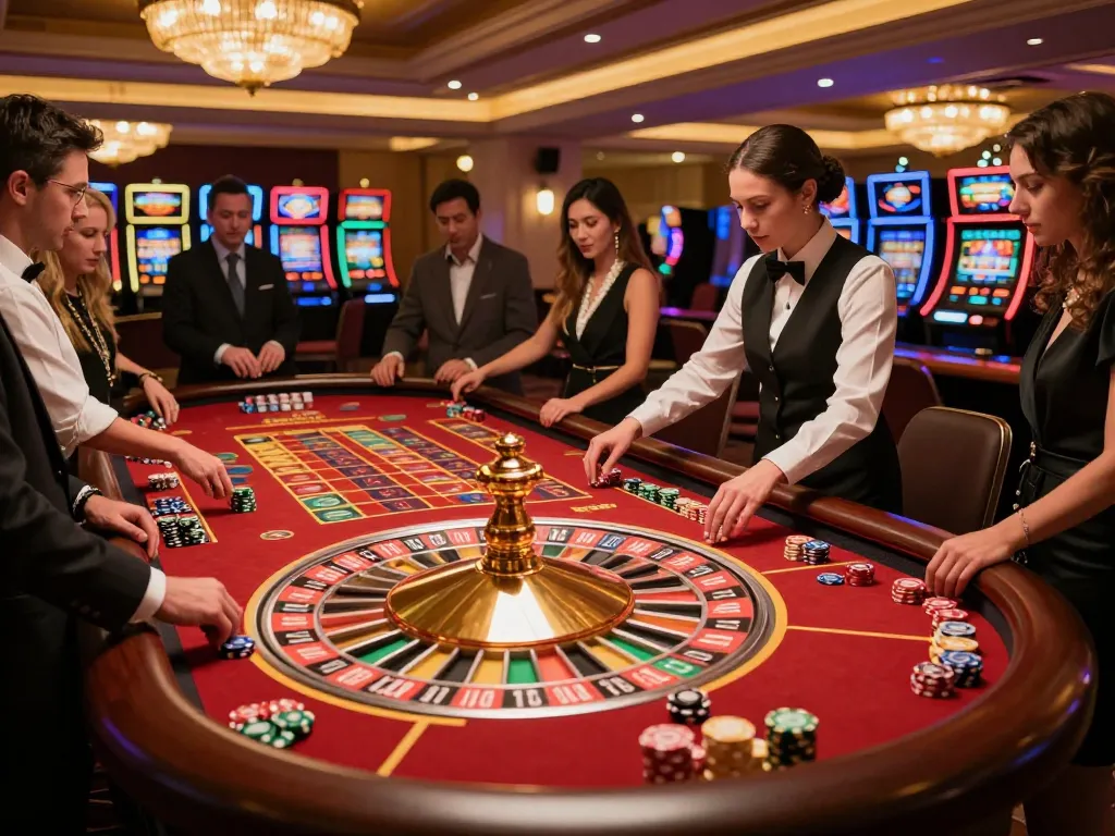 Engage with thrilling roulette gameplay at 789wim in a luxurious casino setting