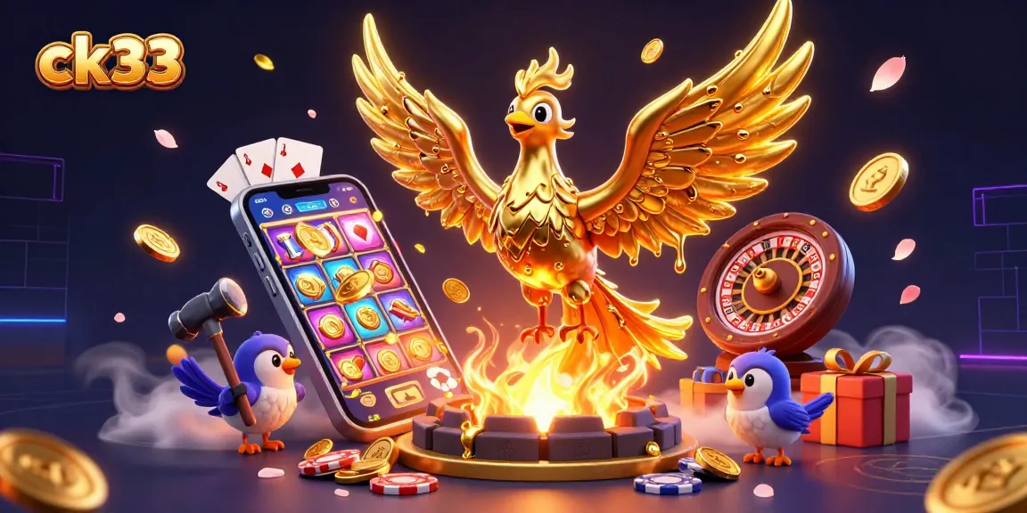 Experience thrilling games at ck33 with golden phoenix and dynamic casino elements.