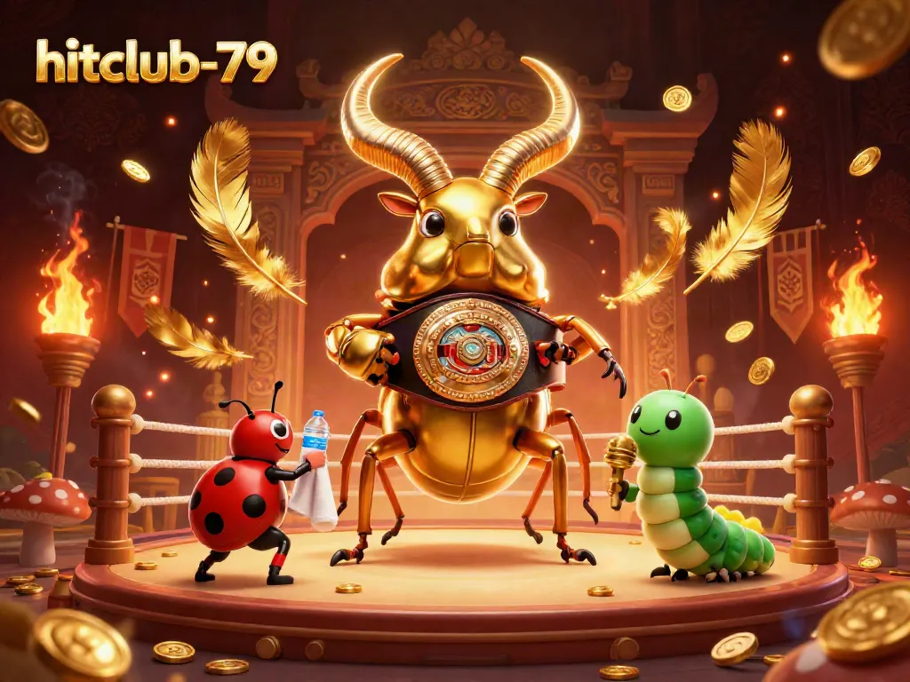 Engage with the excitement of hitclub-79 in this vibrant casino-themed illustration showcasing unique characters and dynamic game elements.