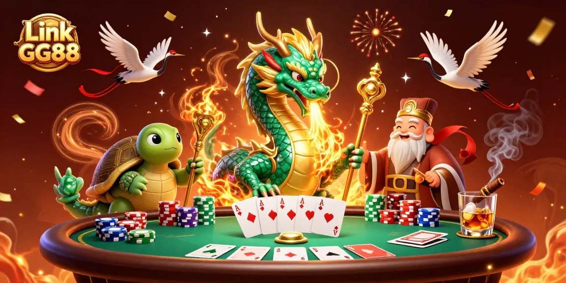 Unveil winning strategies with Link GG88 at an exciting online casino showdown with vibrant visuals.