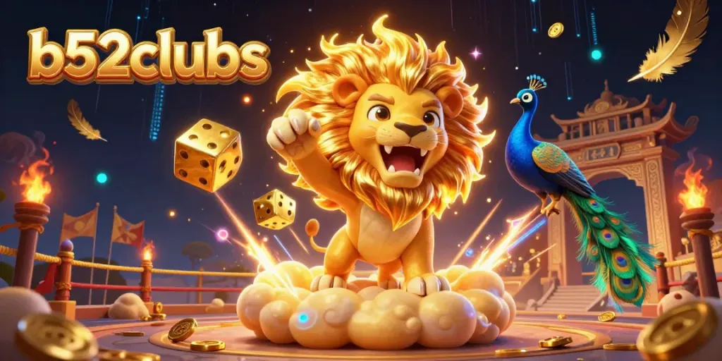 Experience thrilling gameplay at b52clubs, featuring vibrant characters and dynamic casino elements.