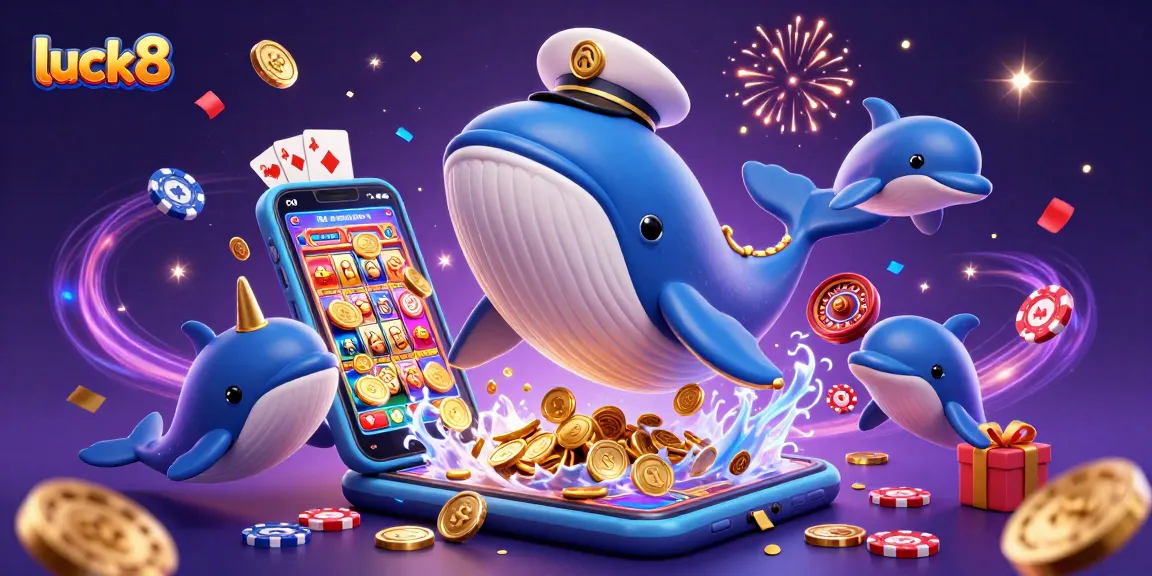Win big at luck8 with casino games featuring playful characters and vibrant 3D graphics.