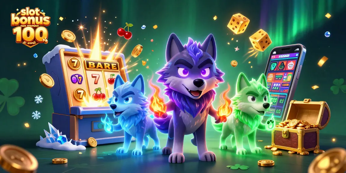 Raih slot bonus anggota baru 100 di awal dan nikmati permainan slot dengan berbagai elemen menarik.