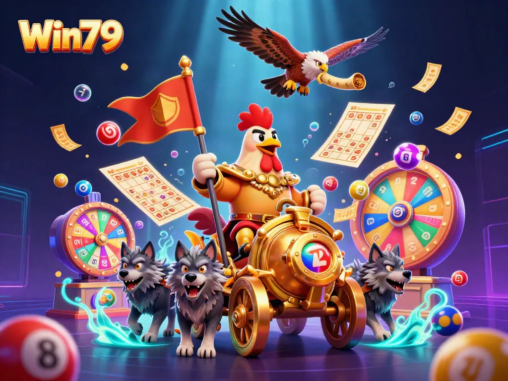 Win79 offers thrilling lottery games with colorful balls and dynamic prizes in a rich 3D scene.